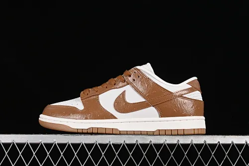 All categories Nk SB Dunk series Nk SB Dunk Low low-top sneakers Nk Dunk Low Lx "Brown Ostrich" camel SB low-top casual sneakers FJ2260-001